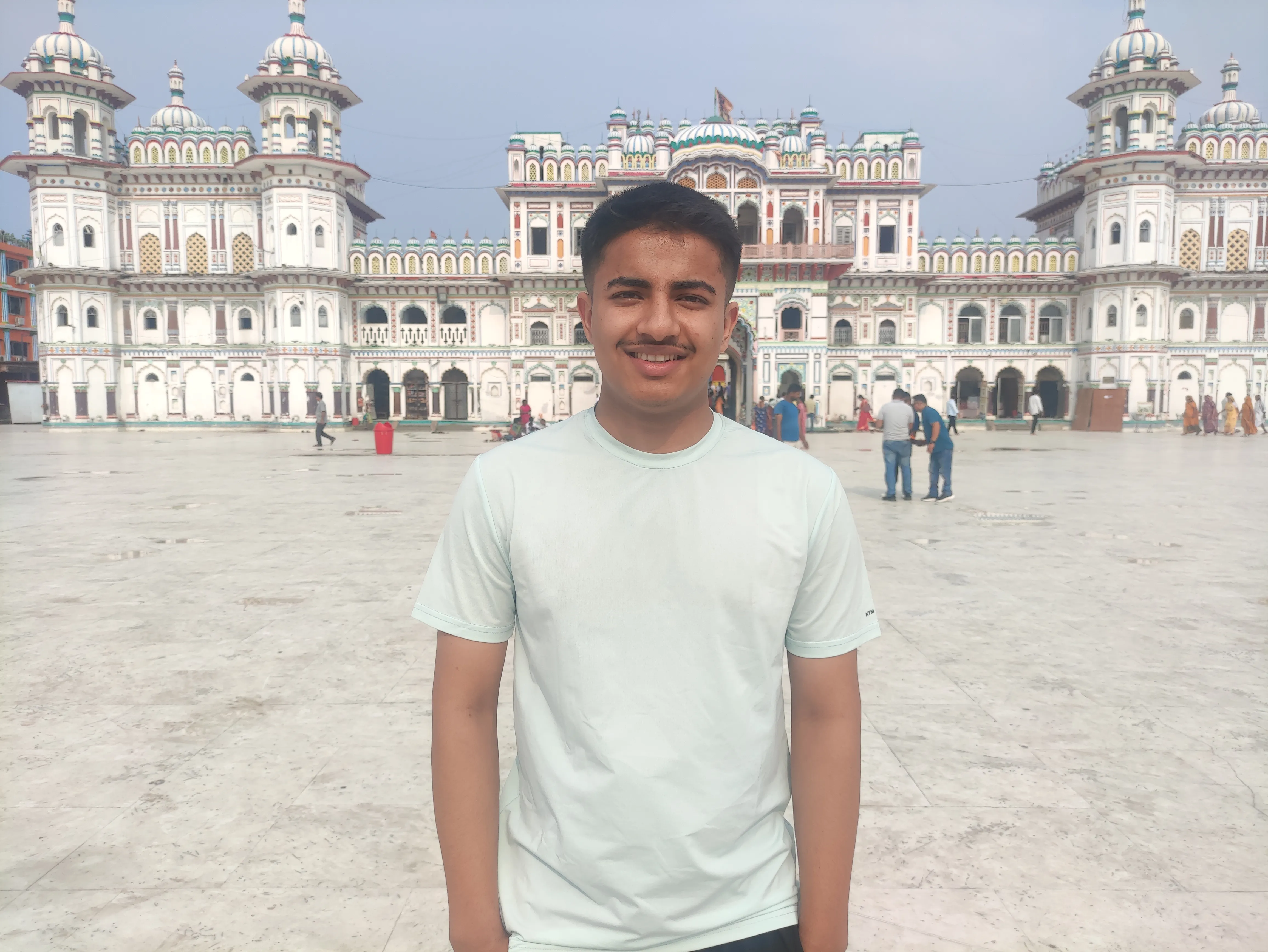 Picture of me in front of Janaki Mandir